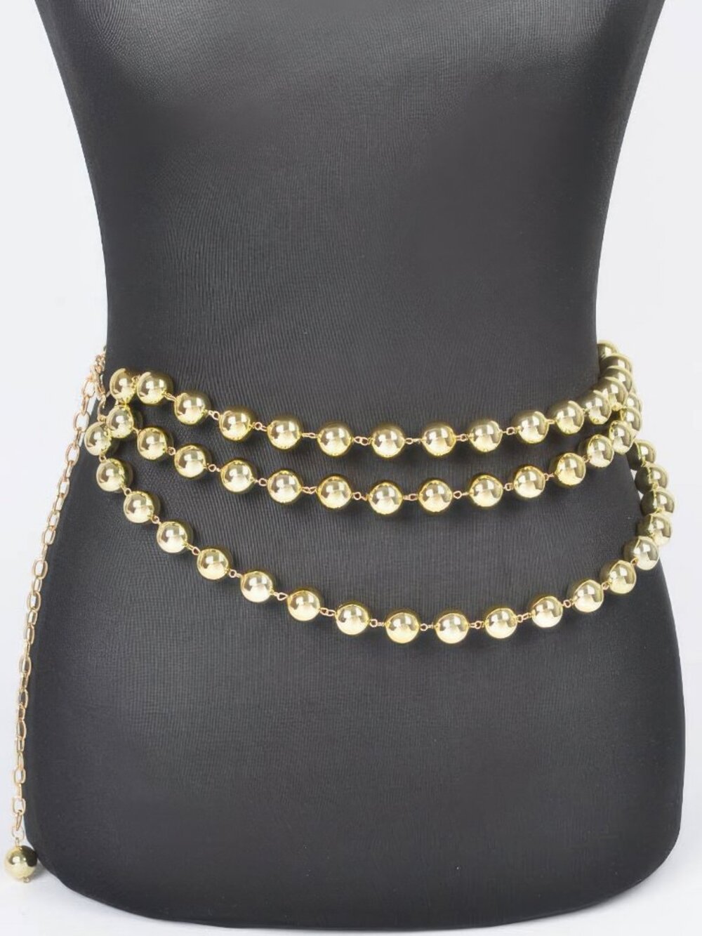 Multi Layered Ccb Ball Chain Belt